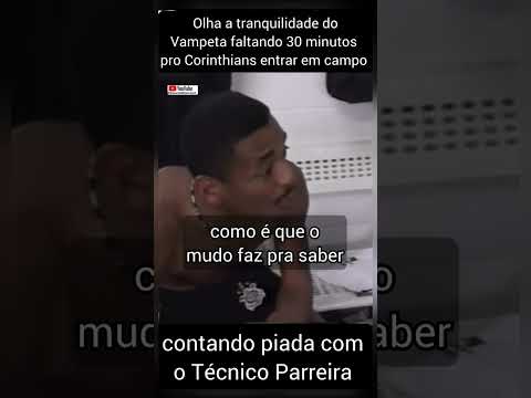 A tranquilidade do VAMPETA faltando minutos pro Corinthians jogar uma decisão em 2002 😂