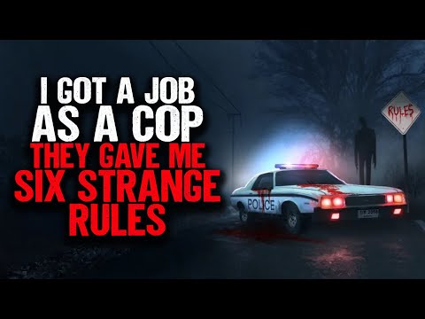 I Got a Job as a COP. They gave me Six STRANGE RULES to Survive the night