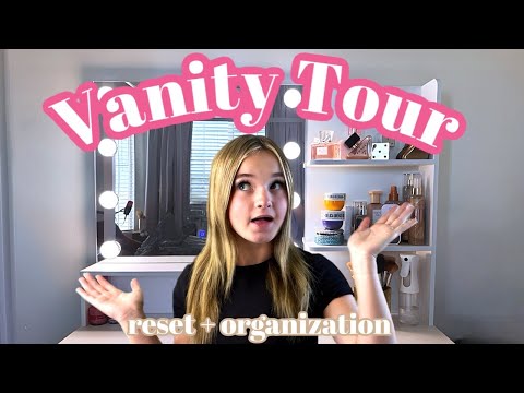 VANITY TOUR 🎀 reset + organization