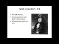 Texas Independence and Early Presidents