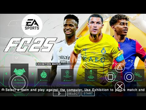 EA SPORTS FC 25 PPSSPP CAMERA PS5 ANDROID OFFLINE NEW UPDATE KITS 2025 REAL FACES & LATEST TRANSFERS