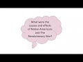 Native American Responses to Land Loss
