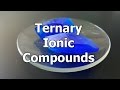 Ionic Compounds and Their Formulas