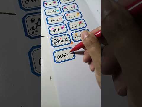 O nya nama siapa?? #menulis #drawing #shorts