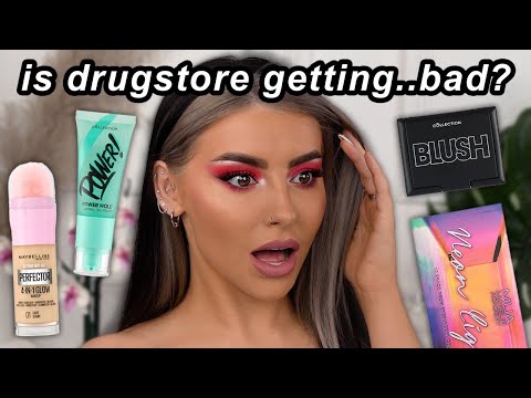 WHAT is going on with drugstore makeup!?