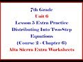 Solving Linear Equations and Distributing