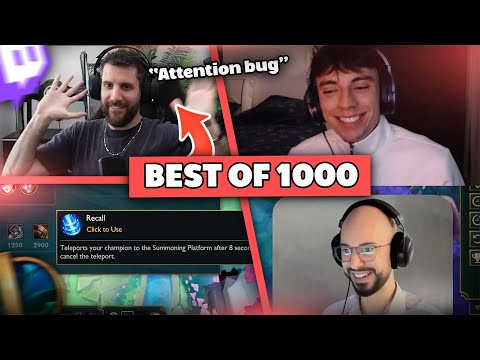 LES STREAMERS RÉAGISSENT AU BUG DU RECALL - Best Of LoL #1000 Réactions