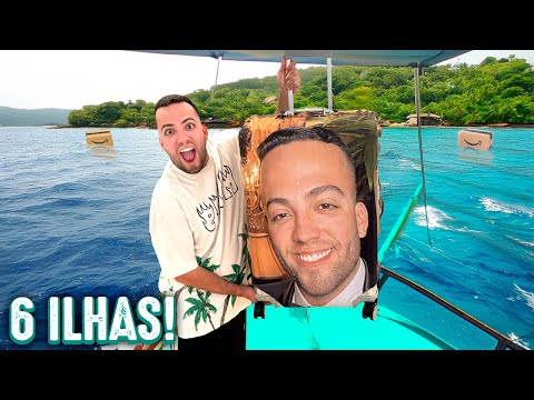 VIAJEI PRA 6 ILHAS EM 1 DIA!!!