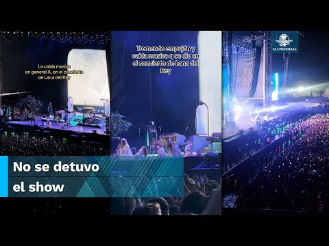 Fallo en la realidad en un concierto en Mexico