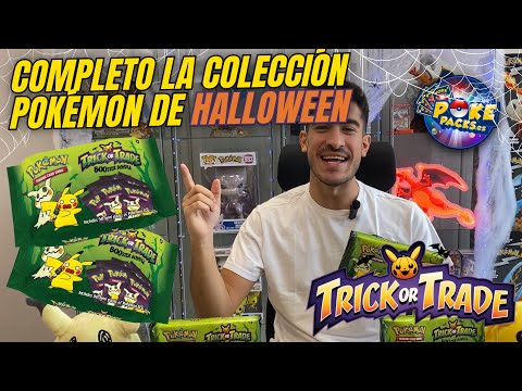 COMPLETO la COLECCIÓN POKEMON de HALLOWEEN!🎃TRICK OR TRADE👻