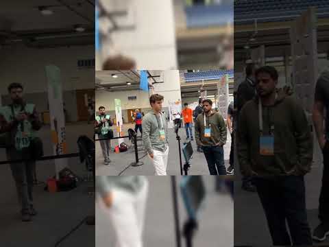 Magnus Carlsen watching World Champion Gukesh and Praggnanandhaa playing #chess #gukesh #carlsen