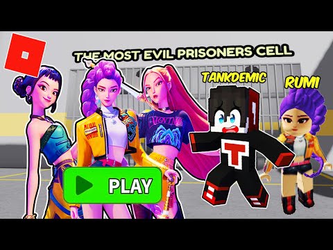 ILIGTAS si RUMI sa mga FAKE na HUNTRIX | KPOP DEMON HUNTERS Prison Run in Roblox | Tagalog |