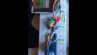 Arduino Micro 3-axis accelerometer 1.8" color LCD