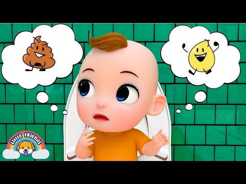 Sitting On The Potty - Nursery Rhymes & Kids Songs | Little Friends