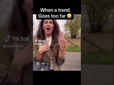 When a Trend Goes Too Far  #shorts