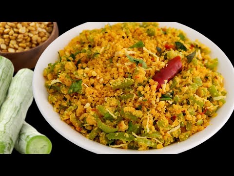 சுவையான புடலங்காய் பருப்பு உசிலி செய்வது எப்படி | Pudalangai Paruppu Usili | Sidedish For Rice