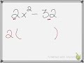 Factoring Expressions and Difference of Squares