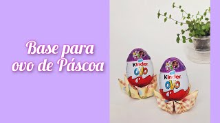 Base para ovo de Páscoa - Easter egg base - origami