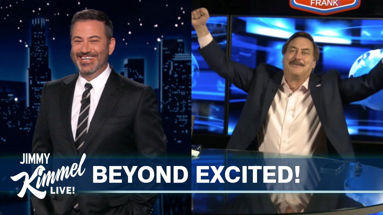 MyPillow Mike is Booked on Kimmel, Tucker Carlsons Creepy Laugh & Chris Christie for Prez