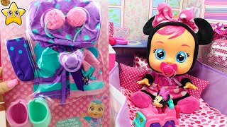 CRY BABIES Minnie 🎀 - Que llevar en la PAÑALERA para un DÍA de LLUVIA☔ y para la NIEVE ☃️