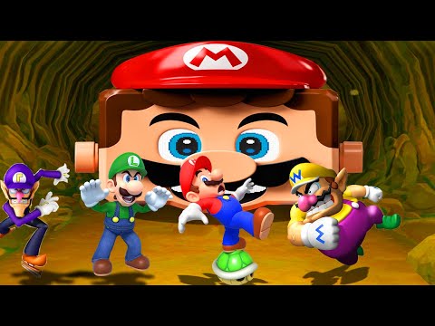 Mario Party 6 - Bridge Battles   Bad Day of Mario vs Strong Boys