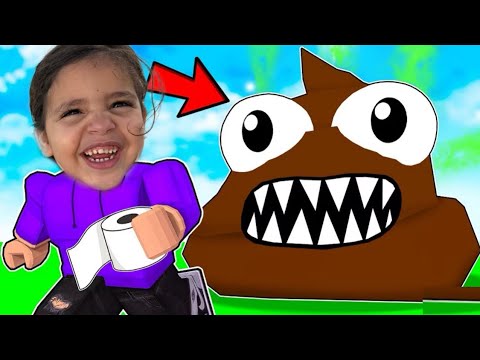 Amira fait caca à l’école 😂: dont poop yourself at school Roblox