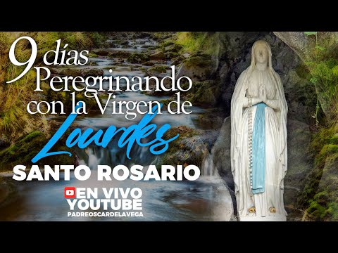 🌹9 Días Peregrinando a Lourdes Santo Rosario Meditado I Misterios Dolorosos l PadreOscarDeLaVega🌻