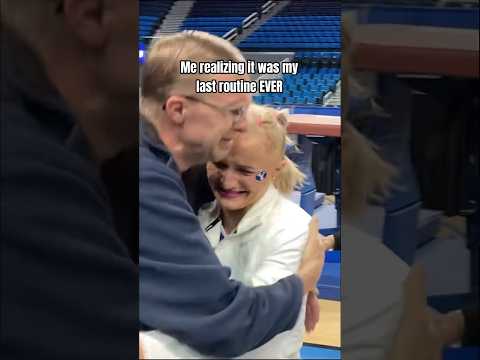 I sob every time I watch this video😭 Such a precious moment to share with my dad❤️#shorts #gymnast