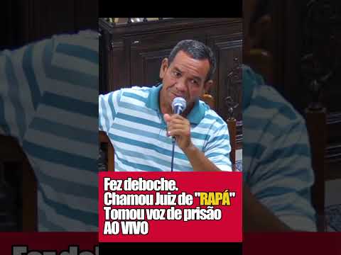 "Testemunha VS Juiz: VOZ DE PRISÃO AO VIVO no Tribunal do Júri | Julgamento SAI DO CONTROLE"
