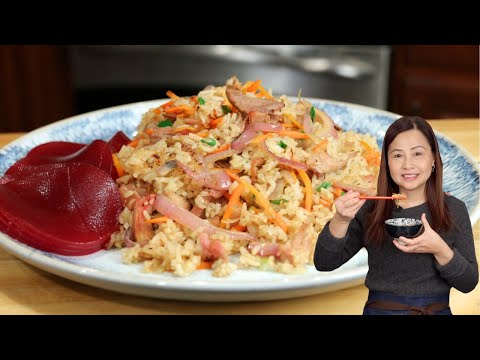 Easy Fried Rice with Leftover Turkey | Quick and Easy Meal Idea