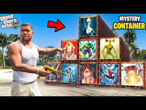 😱Franklin Opens EVERY MYSTERY CONTAINER in GTA 5