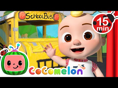 Interactive Wheels on the Bus Adventure! [LOOP] | CoComelon Nursery Rhymes & Songs | Kids Learning