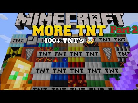 Minecraft Top 100+ 'Ulta Super MORE TNTs' (PART 2) 😱🤯 #minecraft