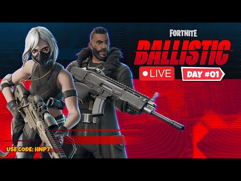 🔴 LIVE • Fortnite NEW First Person Ballistic Mode Live | No Commentary | HUNT N PLAY | Live