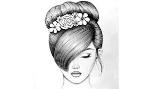 How To Draw A Sketch || Farjana Drawing Academy