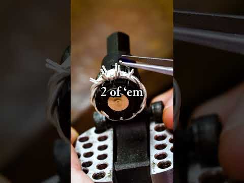 I didn’t even want to do it to this one….🔨😢 #handmadejewelry #goldring #metalsmith #jewelry