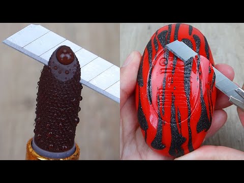 Relaxing Soap Cutting ASMR. Satisfying Soap and lipstick cutting. Corte de jabón - 978