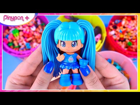 😱MESCOLANDO MIGLIAIA di PINYPON per creare un MONDO BLUE! 💙 l Mondo Pinypon per BAMBINI in ITALIANO🌈