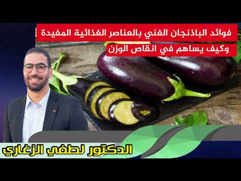 فوائد الباذنجان الغني بالعناصر الغذائية المفيدة وكيف يساهم في انقاص الوزن الدكتور لطفي الزغاري