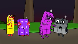If you love her don't hurt her, Numberblocks 9 - Numberblocks fanmade coloring story