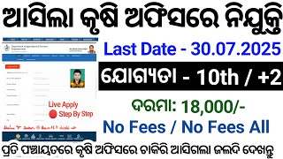 Panchayat Agriculture Department Jobs 2025/1200+ Post/Agriculture Office Jobs In All Panchayat
