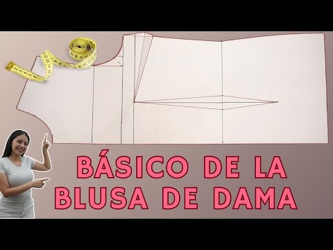 𝗣𝗔𝗧𝗥Ó𝗡 𝗕Á𝗦𝗜𝗖𝗢 𝗗𝗘 𝗟𝗔 𝗕𝗟𝗨𝗦𝗔: La Base para Crear Infinidad de Prendas Superiores