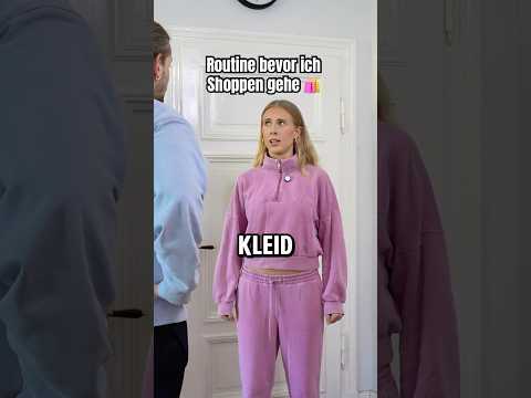 Routine bevor ich Shoppen gehe 🛍️🫣 #relatable #beziehung