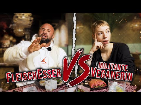 FLEISCHESSER trifft auf MILITANTE VEGANERIN (Eskalation)