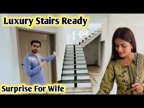 Luxury Stairs Ready 👌 Surprise For Begam 💕 Say Mashallah