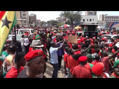 Ghana's opposition NDC stages protests over alleged voter roll irregularities