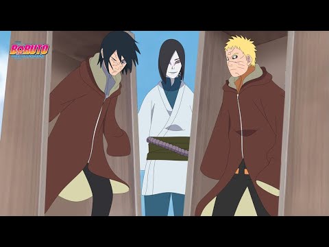 Orochimaru revive Naruto e Sasuke a pedido de Hinata - Boruto