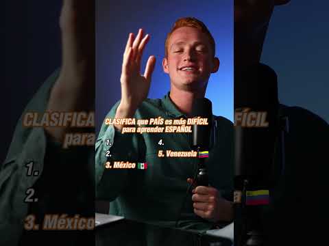 Clasifica que País es Más Difícil para Aprender Español!