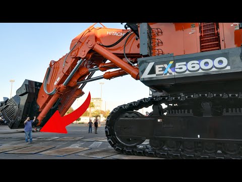 Massive Hitachi EX5600 Moving from MINExpo 2024