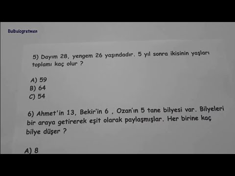 2.sınıf matematik problemler  @Bulbulogretmen #matematik #problemler #4sınıf